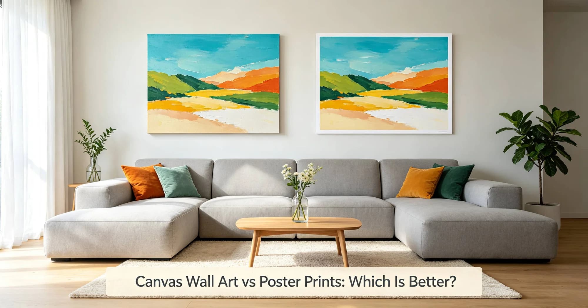 Canvas Wall Art vs Poster Prints: Which Is Better?