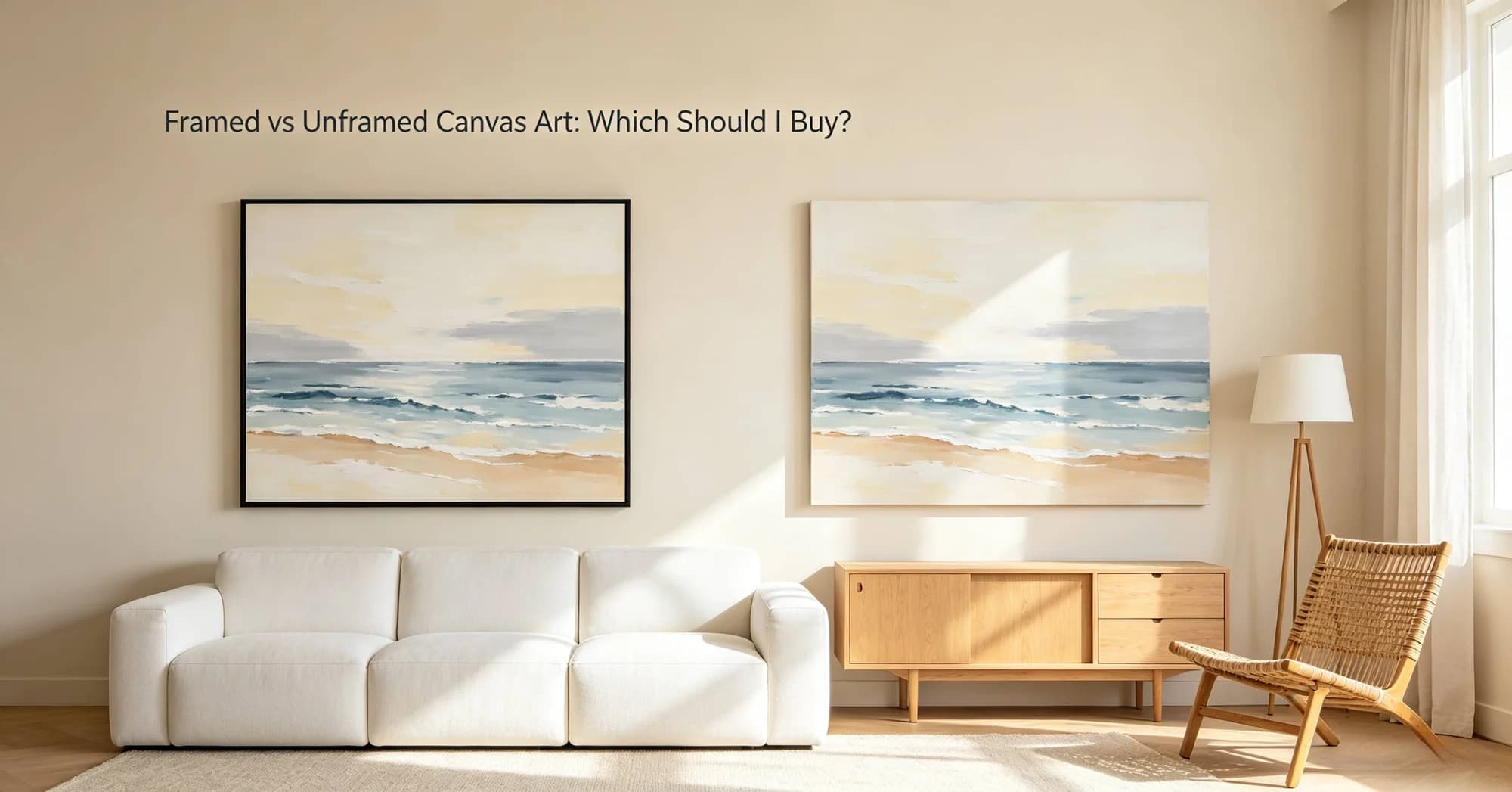Framed vs Unframed Canvas Art: Which Should I Buy?