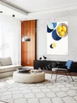 Lemons & Colanders Still Life Canvas Wall Art for Kitchen Home Decor – view 5