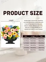 Colorful Floral Vase Canvas Wall Art for Living Room Home Decor – view 7