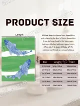 Blue Koi Fish Canvas Wall Art for Living Room Bedroom Home Decor – view 7