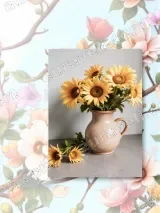 Sunflower Still Life Canvas Wall Art for Living Room Bedroom Home Decor – view 2