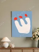 Minimalist Abstract Hand Canvas Wall Art for Living Room & Bedroom Decor – view 4