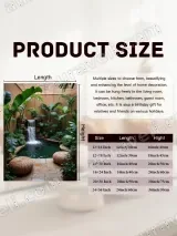 Tropical Indoor Garden Waterfall Canvas Wall Art for Living Room Home Decor – view 6
