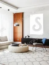 Abstract S Line Art Canvas Wall Art for Bedroom Living Room Home Decor – view 5