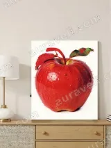 Red Apple Canvas Wall Art for Living Room Bedroom Home Decor – view 4
