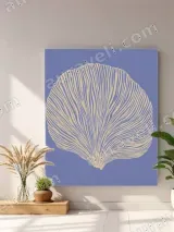 Botanical Fan Leaf Canvas Wall Art for Living Room Bedroom Home Decor – view 4