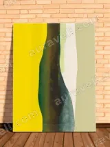Abstract Color Block Canvas Wall Art for Living Room Home Decor – view 2
