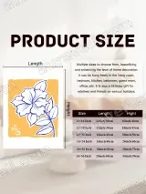 Blue Floral Canvas Wall Art for Bedroom & Living Room Home Decor – view 7