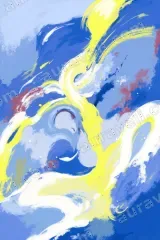 Abstract Fluid Canvas Wall Art for Living Room Home framed modern decor