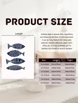 Navy Blue Fish Minimalist Canvas Wall Art for Home Decor – view 7