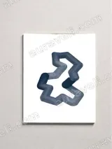 Abstract Geometric Zigzag Canvas Wall Art for Living Room Home Decor – view 2