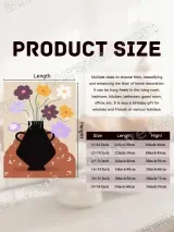 Colorful Floral Vase Canvas Wall Art for Living Room & Bedroom Home Decor – view 6