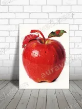 Red Apple Canvas Wall Art for Living Room Bedroom Home Decor – view 3