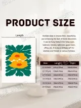 Bold Color Floral Canvas Wall Art for Living Room Bedroom Home Decor – view 7