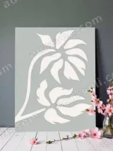 Minimalist Floral Canvas Wall Art for Living Room Bedroom Home Decor – view 2