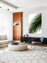 Tropical Palm Leaf Canvas Wall Art for Living Room Home Decor – view 4