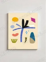Abstract Geometric Canvas Wall Art for Living Room Bedroom Home Decor – view 2