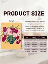 Vibrant Floral Vase Canvas Wall Art for Living Room Bedroom Home Decor – view 6