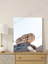 Beach Rock Stack Canvas Wall Art for Living Room Home Decor – view 4