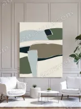 Abstract Geometric Canvas Wall Art for Living Room Bedroom Home Decor – view 3