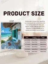 Tropical Beach Cottage Porch Canvas Wall Art for Coastal Home Decor – view 7