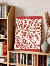 Abstract Floral Canvas Wall Art for Living Room Home Decor – view 4