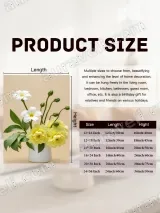 Yellow & White Floral Canvas Wall Art for Living Room Bedroom Decor – view 7