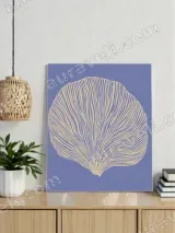 Botanical Fan Leaf Canvas Wall Art for Living Room Bedroom Home Decor – view 3