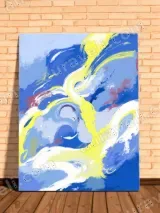 Abstract Fluid Canvas Wall Art for Living Room Home Decor – view 2