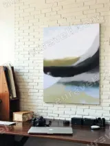 Abstract Wave Canvas Wall Art for Bedroom and Living Room Home Decor – view 4