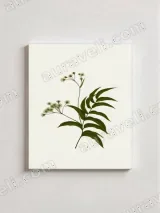 Minimalist Botanical Floral Canvas Wall Art for Living Room Decor – view 2