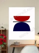 Abstract Geometric Canvas Wall Art for Living Room Home Decor