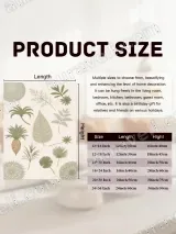 Botanical Tropical Leaves & Pineapple Canvas Wall Art for Home Decor – view 7