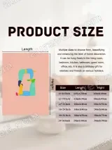 Playful Abstract Human Figure Canvas Wall Art for Living Room Decor – view 7