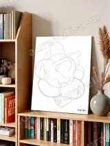 Abstract Geometric Line Art Canvas Wall Art for Living Room Home Decor – view 4