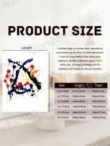 Abstract Colorful Ink Splash Canvas Wall Art for Living Room Bedroom Home Decor – view 6