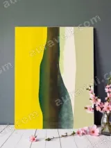 Abstract Color Block Canvas Wall Art for Living Room Home Decor – view 3