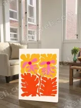 Abstract Floral Canvas Wall Art for Living Room Bedroom Home Decor – view 2