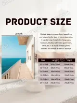 Seaside Balcony Ocean View Canvas Wall Art for Living Room Bedroom Home Decor – view 7