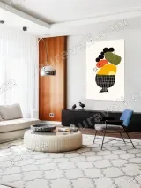 Abstract Fruit Bowl Canvas Wall Art for Living Room Bedroom Home Decor – view 5