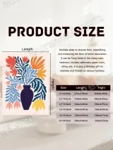 Abstract Floral Vase Canvas Wall Art for Living Room Home Decor – view 6