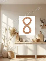 Twisted Infinity Canvas Wall Art for Living Room Bedroom Home Decor – view 3