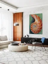 Colorful Nautilus Shell Canvas Wall Art for Living Room Home Decor – view 5