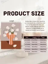 Minimalist Floral Vase Canvas Wall Art for Living Room Home Decor – view 7