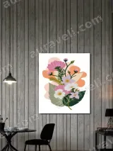 Botanical Floral Canvas Wall Art for Bedroom and Living Room Home Decor – view 2