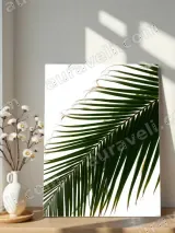 Tropical Palm Leaf Canvas Wall Art for Living Room Home Decor – view 5