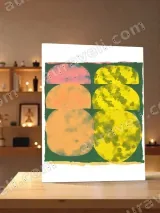 Abstract Geometric Color Block Canvas Wall Art for Living Room Home Decor – view 3