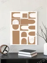 Abstract Geometric Canvas Wall Art for Living Room Bedroom Home Decor – view 3