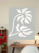 Minimalist Floral Canvas Wall Art for Living Room Bedroom Home Decor